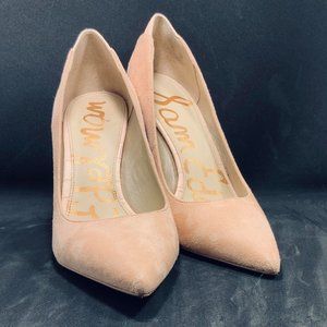 Sam Edelman Pink Suede Heels